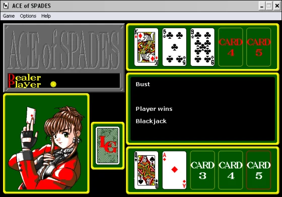 Blackjack gameplay
