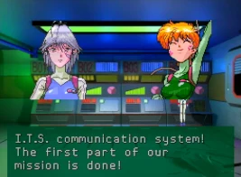Ariel and Saki restore the I.T.S. communication system